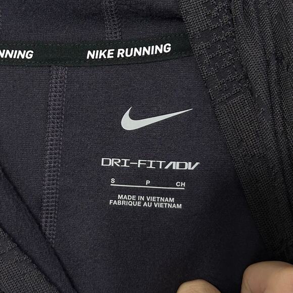 Nike Dri-FIT ADV Running Hoodie Women's Sz S Cave Purple Reflective Lightweight - Picture 3 of 7